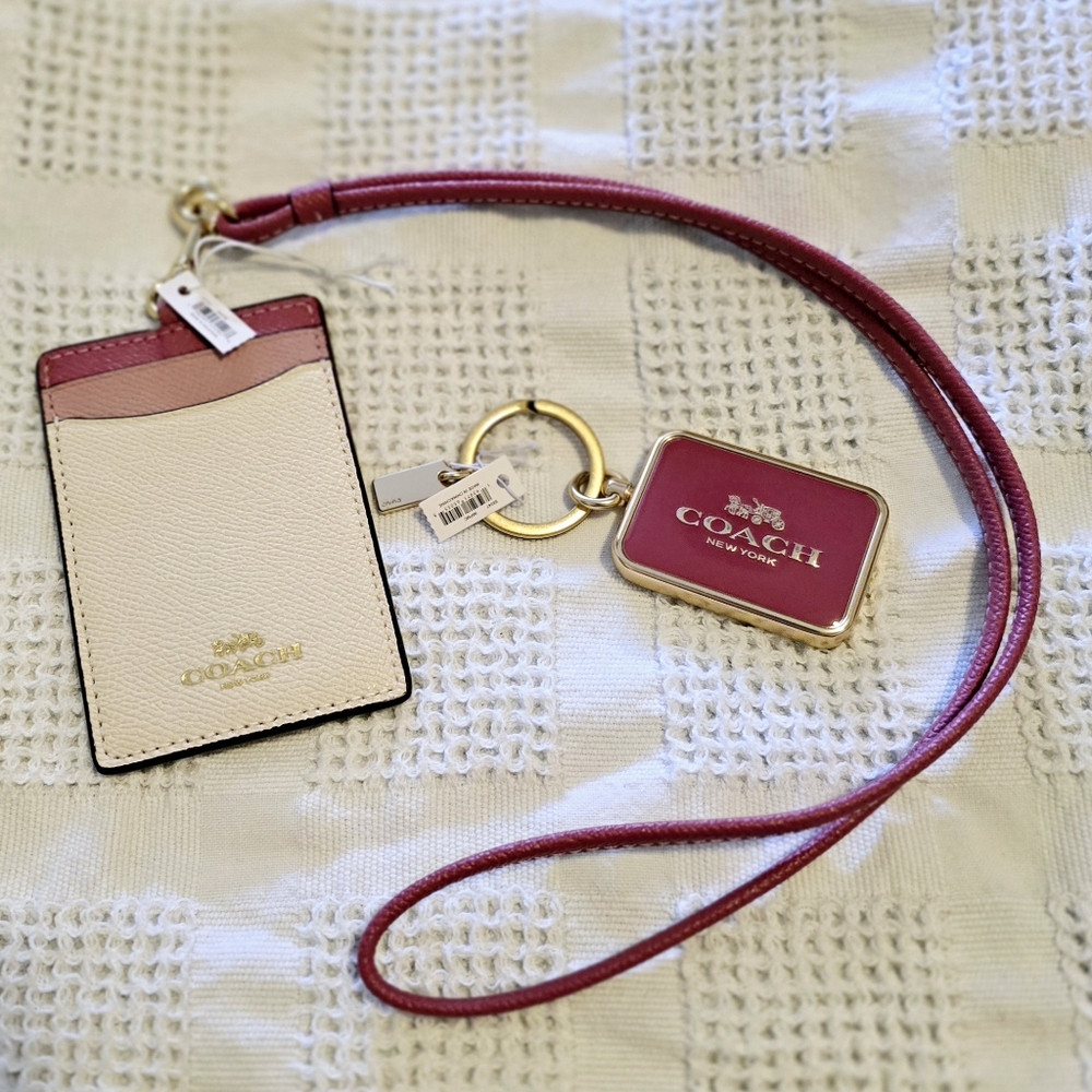 Coach Lanyard and Key Chain